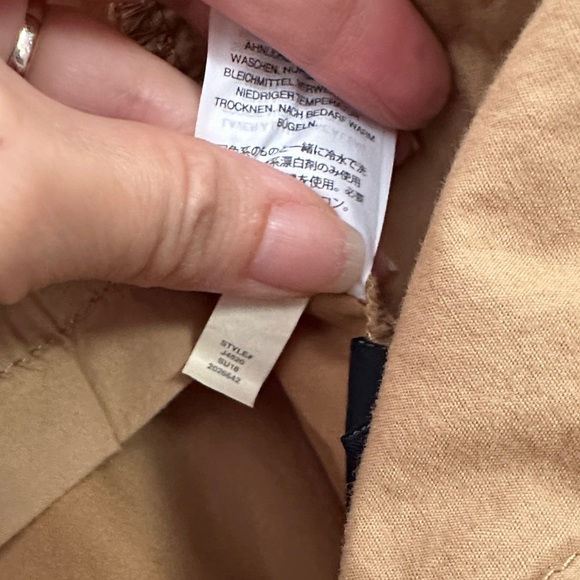 J.Crew Women’s Khaki Chino Pants Size 28 Straight Leg Stretch Cotton - Picture 7 of 11